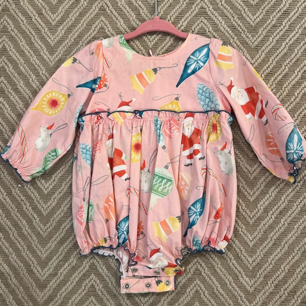 Pink chicken holiday bubble